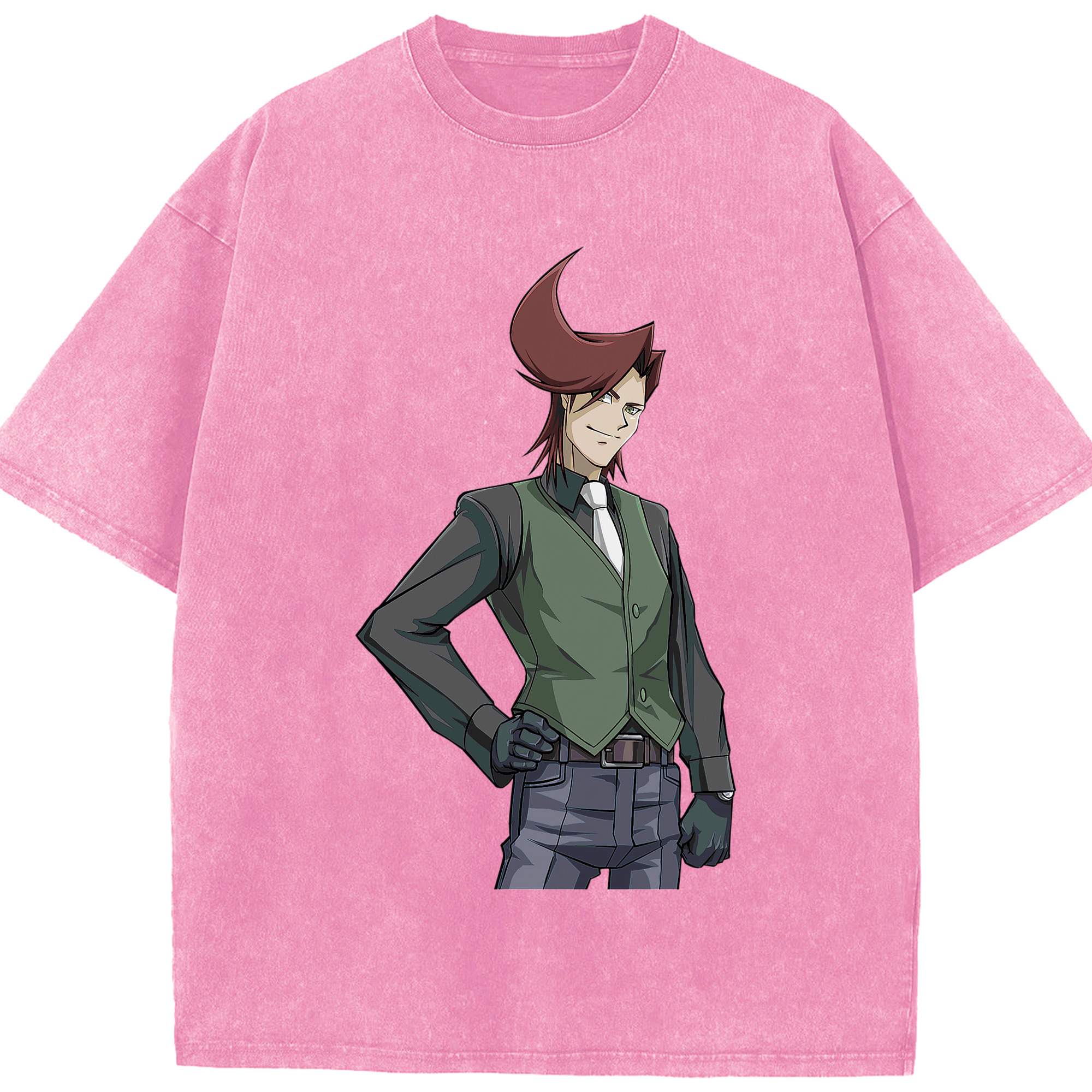 （画像用） 遊☆戯☆王 Yu-Gi-Oh! 綿100% ヴィンテージ風 半袖Tシャツ（フロントプリント）